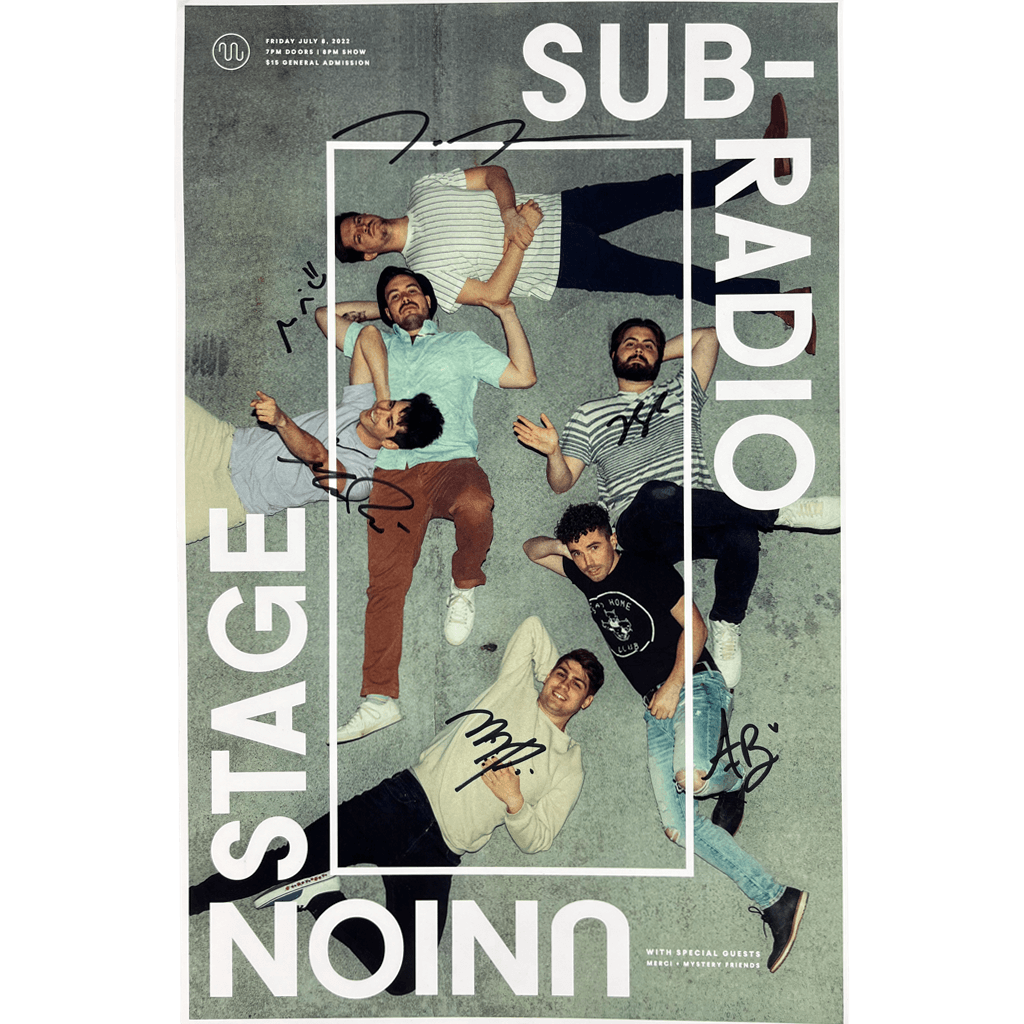 SubRadio Limited Edition Signed DC Live Poster