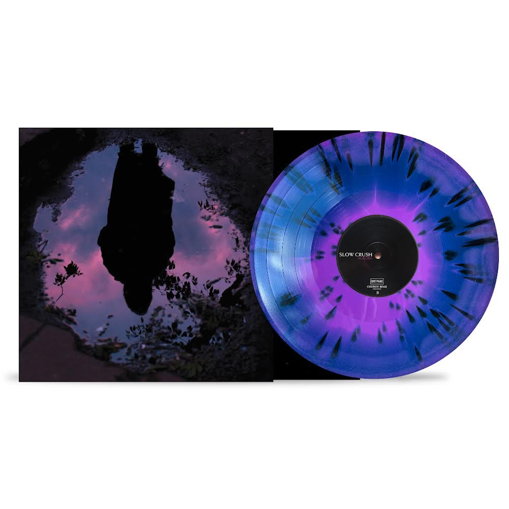Aurora - Transparent Blue/Purple Merge Splatter 12" Vinyl