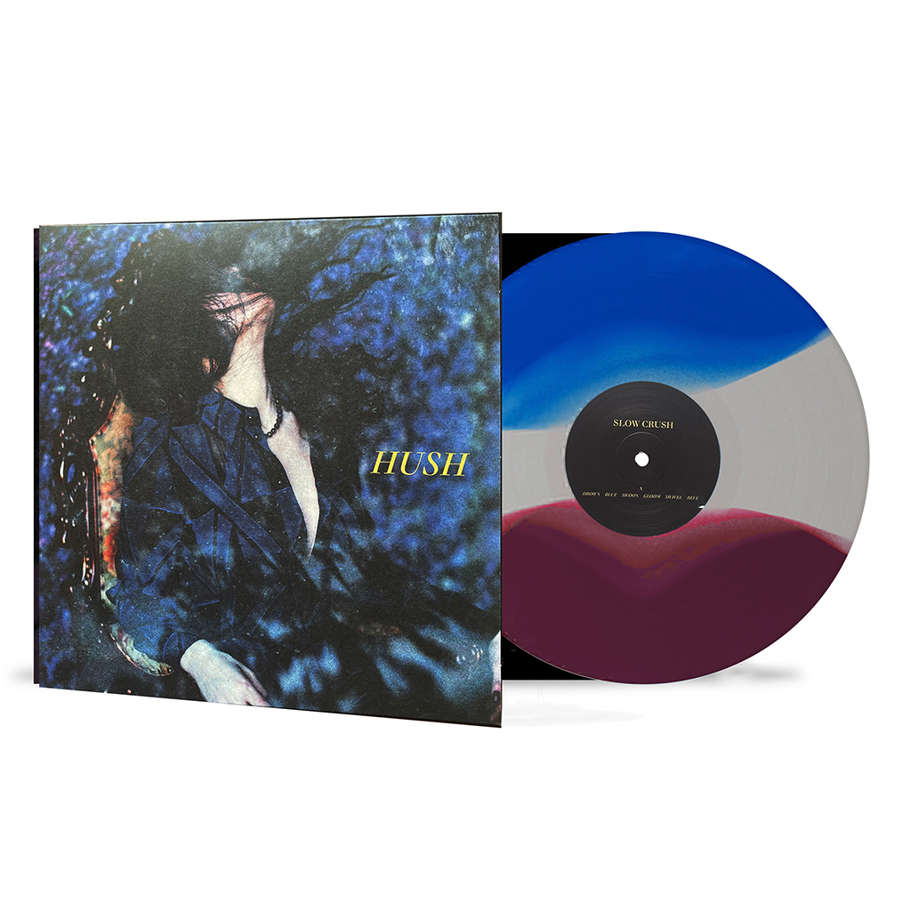 Hush - Purple / Blue/ White Stripe 12" Vinyl