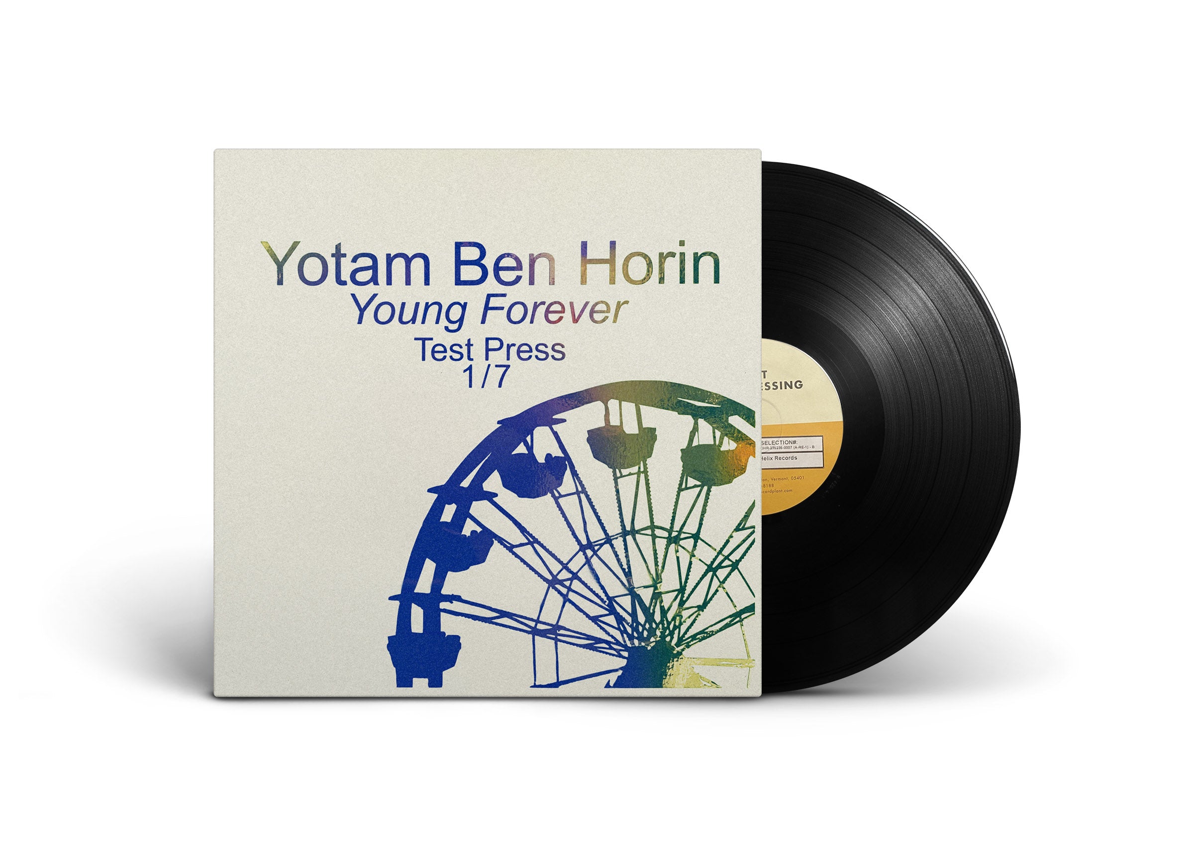 Signed Young Forever 12" Vinyl Test Pressing in Custom Jacket