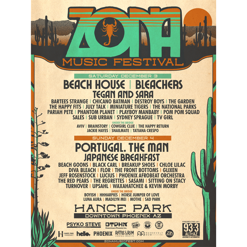 ZONA Music Festival ZONA Music Festival 18x24 Lineup Poster